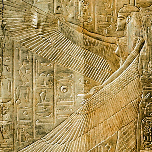 The Protective Wings of Isis Greeting Card