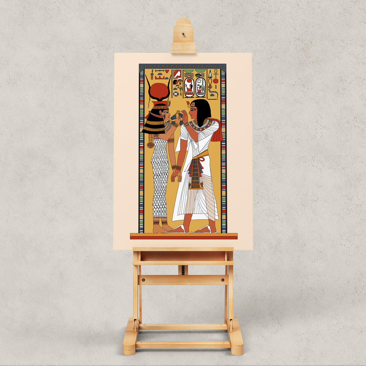 Hathor and the Pharaoh Giclée Print