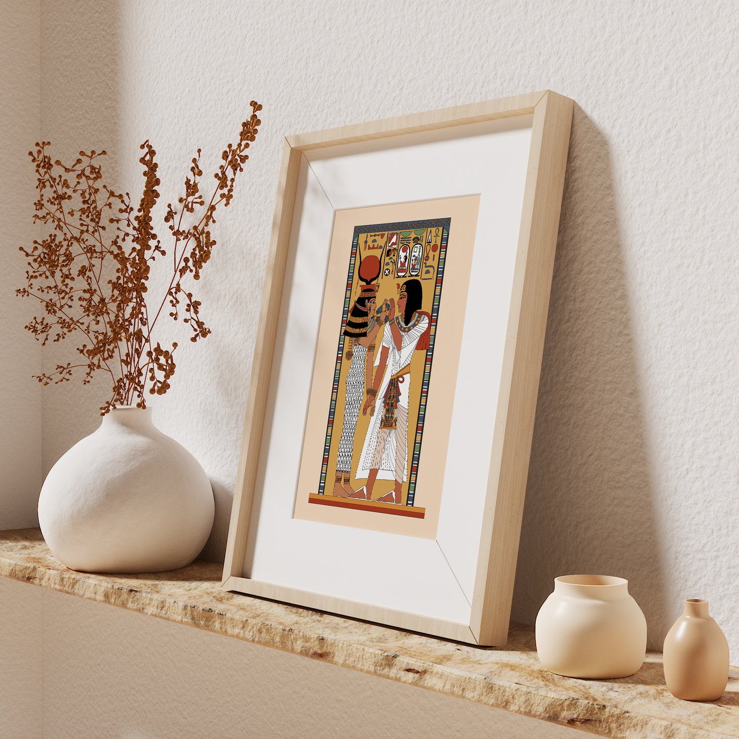 Hathor and the Pharaoh Giclée Print