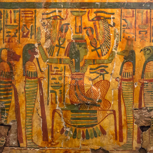 Nephthys and the Sons of Horus Greeting Card