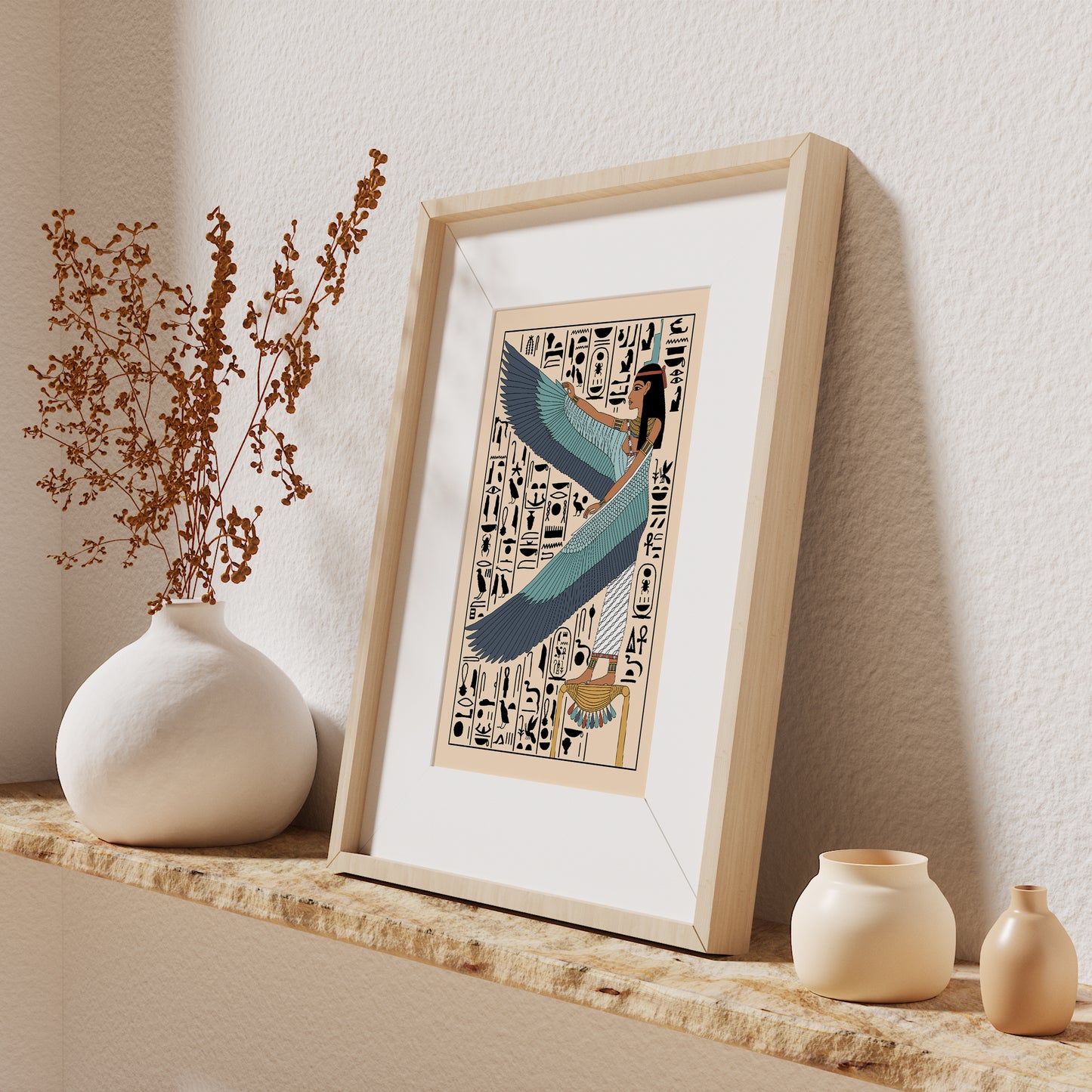 The Protective Wings of Isis Giclée Print