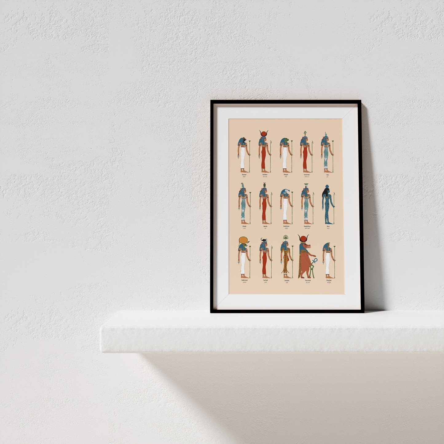 The Ancient Egyptian Goddesses Giclée Print