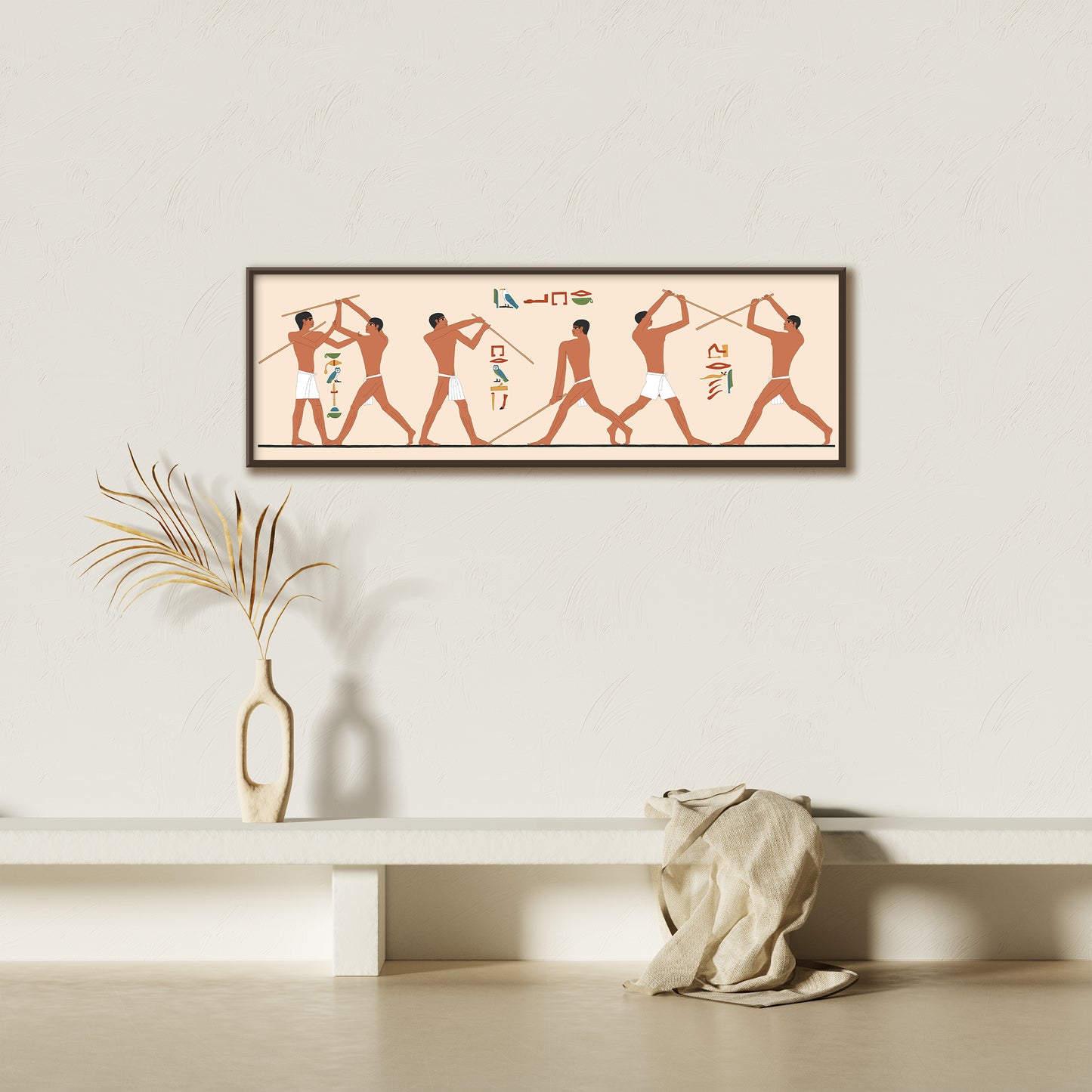 Fighting With Sticks Giclée Print
