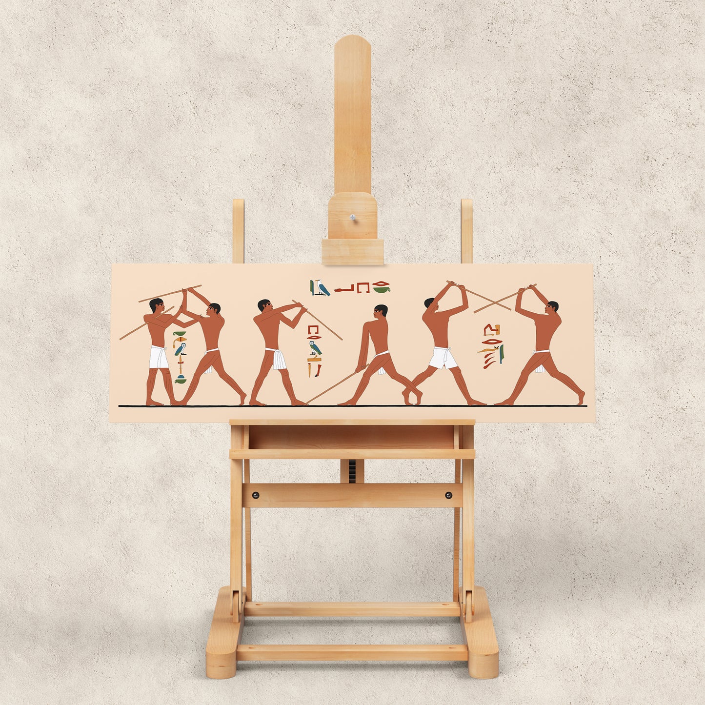 Fighting With Sticks Giclée Print