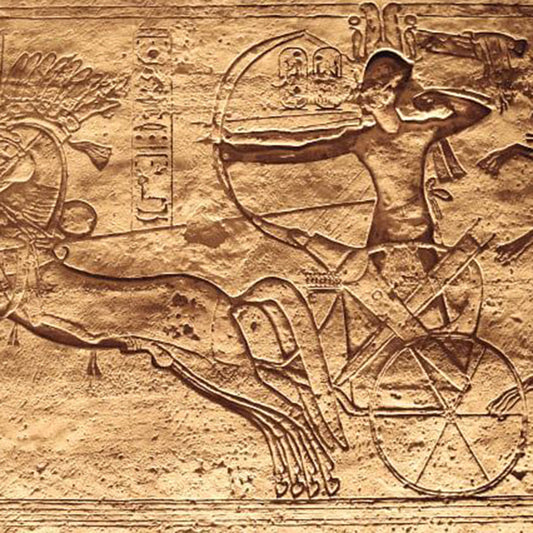 Ramesses in his War Chariot (Battle of Kadesh) Giclée Print