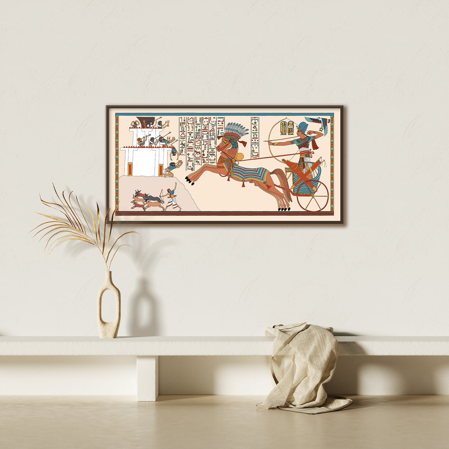 Ramesses in his War Chariot (Battle of Kadesh) Giclée Print