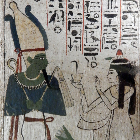 Neskhons Making Offerings to Osiris Giclée Print