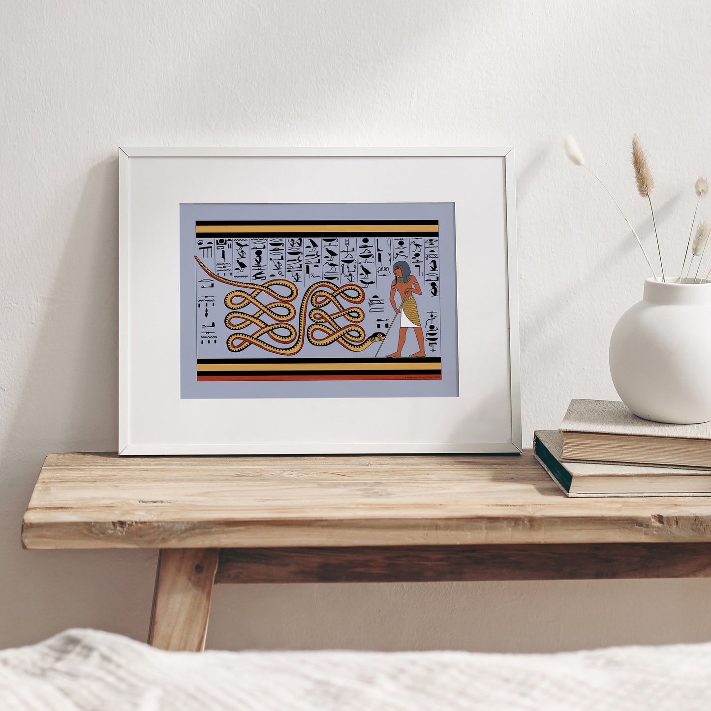Atum Repelling Apep in the Underworld Giclée Print