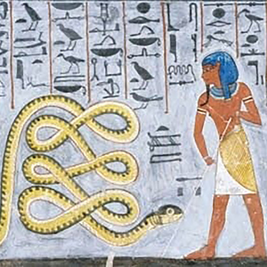 Atum Repelling Apep in the Underworld Giclée Print