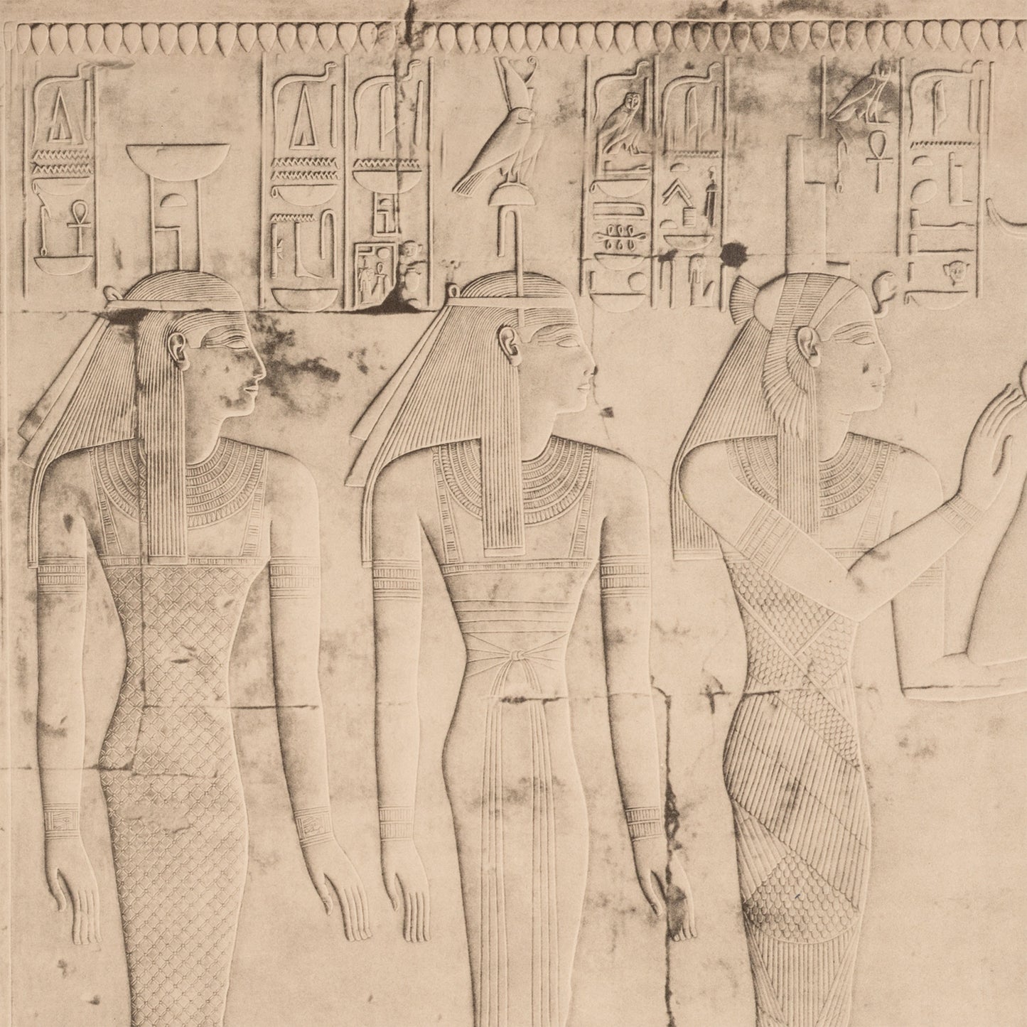 The Six Goddesses Greeting Card
