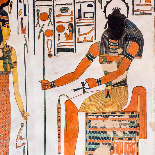 Queen Nefertari, Isis and Khepri Giclée Print