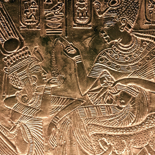 Tutankhamun Pouring Perfume For Ankhesenamun Giclée Print