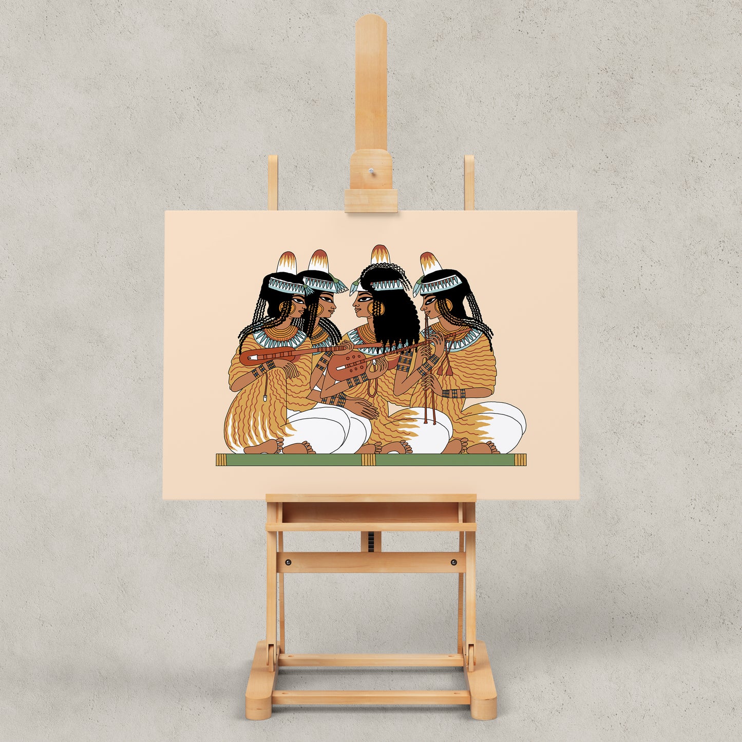 The Feast of Nebamun: Music of Celebration Giclée Print