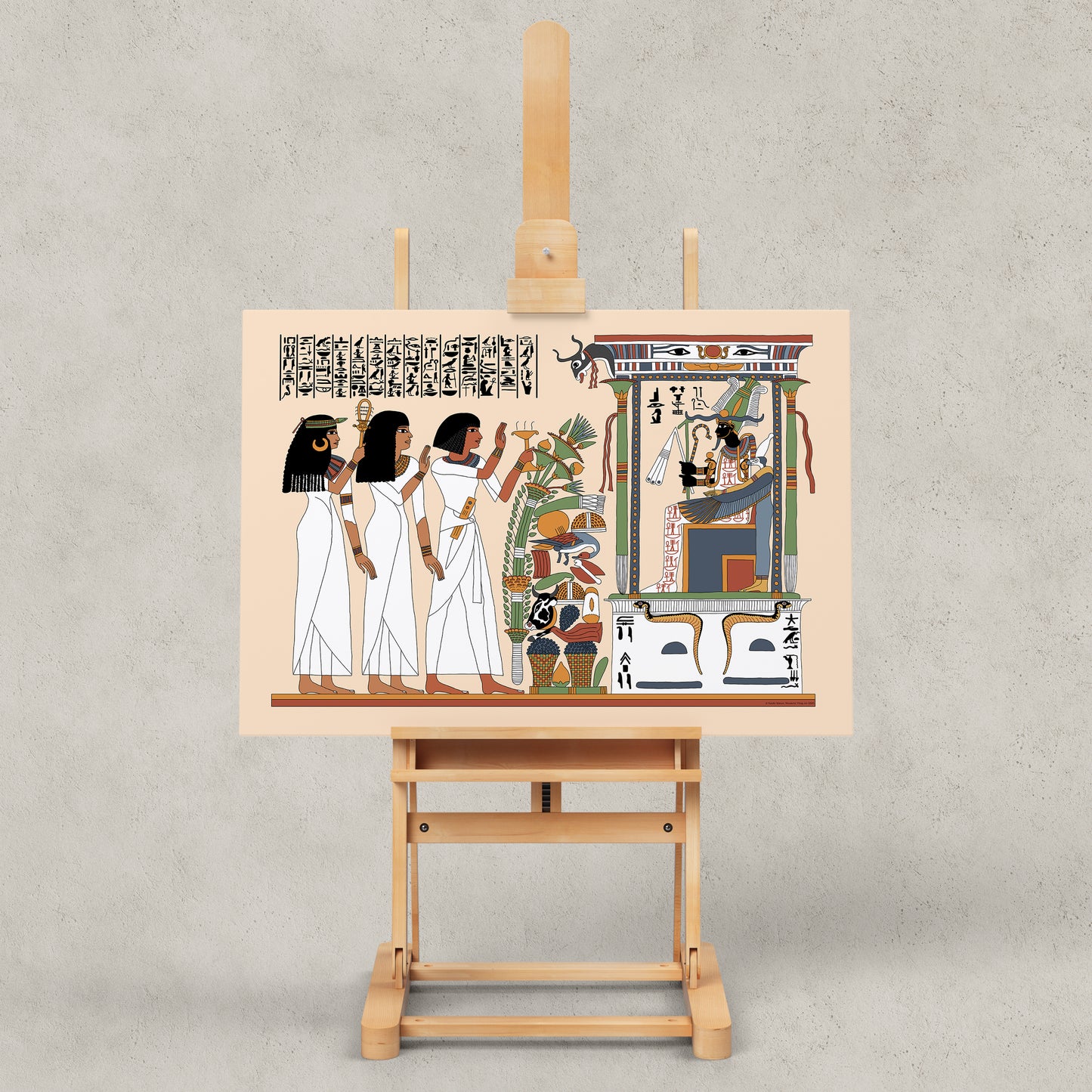 Nebqed’s Sacred Offering to Osiris Giclée Print