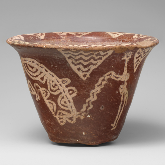 A Prehistoric Hippo Hunt (Naqada Bowl) Giclée Print