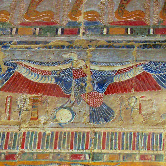 The Goddess Nekhbet in Vulture Form Giclée Print