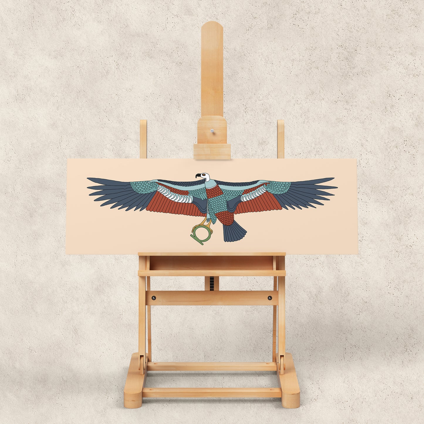 The Goddess Nekhbet in Vulture Form Giclée Print