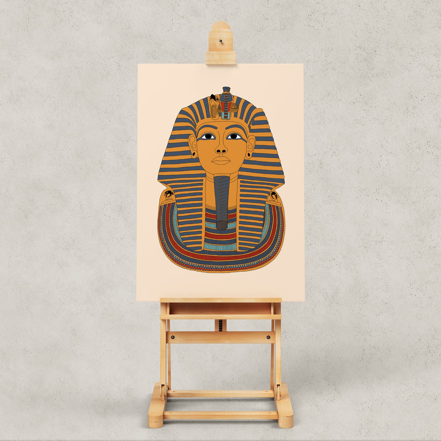Tutankhamun’s Golden Death Mask Giclée Print