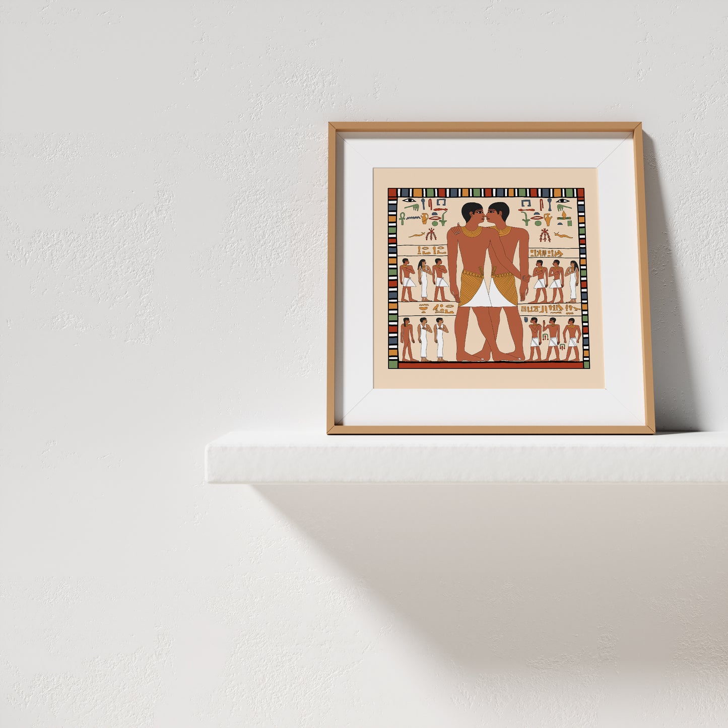 Brothers or Lovers? Niankhkhnum and Khnumhotep Giclée Print