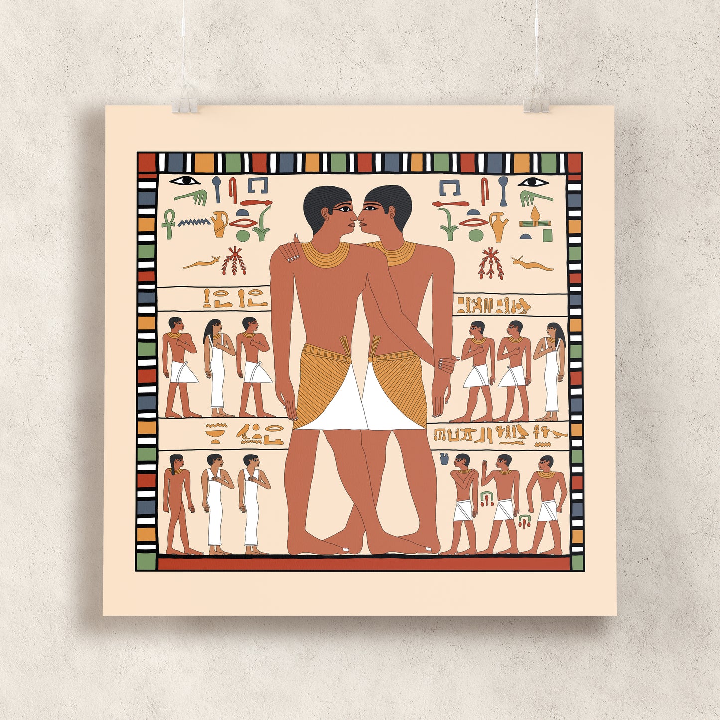 Brothers or Lovers? Niankhkhnum and Khnumhotep Giclée Print