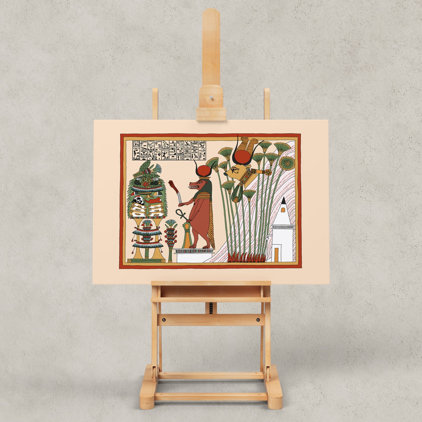 Hathor and Opet Welcoming Ani Giclée Print