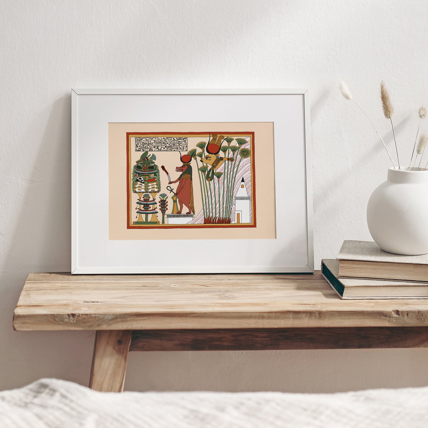 Hathor and Opet Welcoming Ani Giclée Print