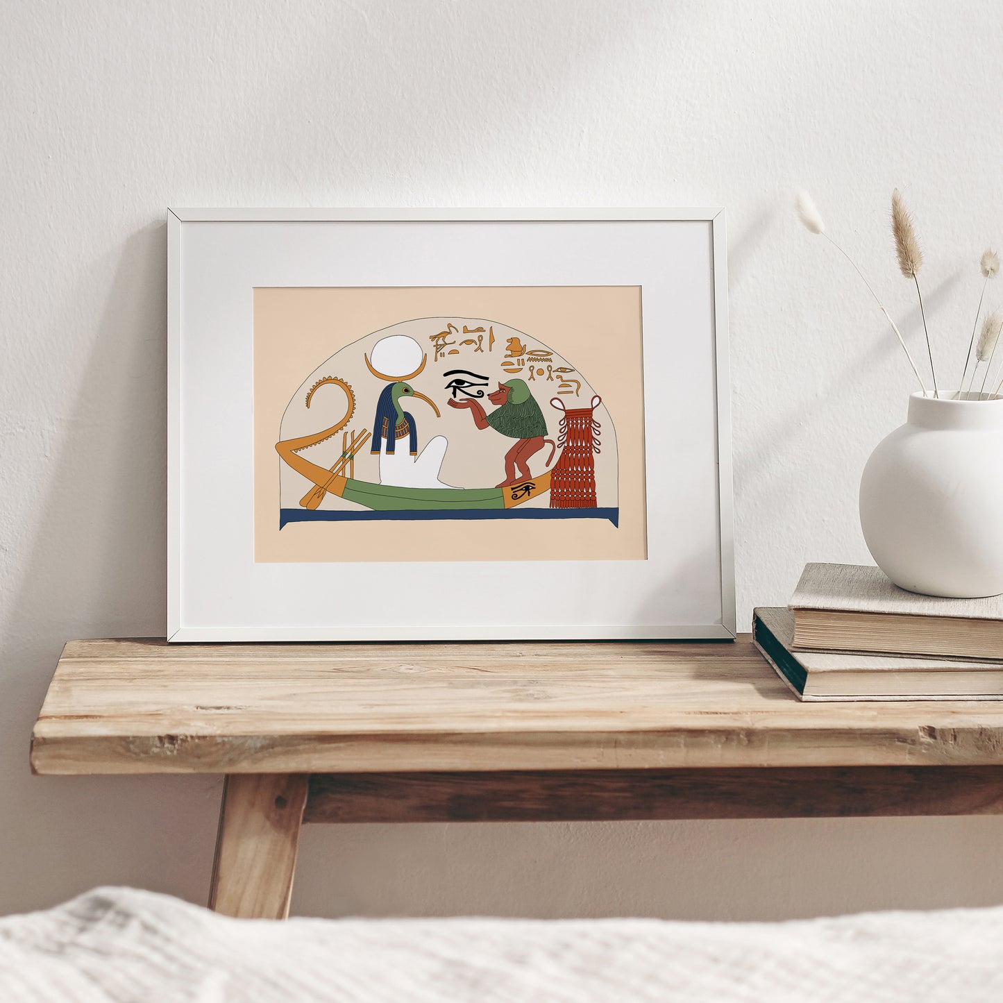 Iah-Thoth and the Wadjet Eye Giclée Print