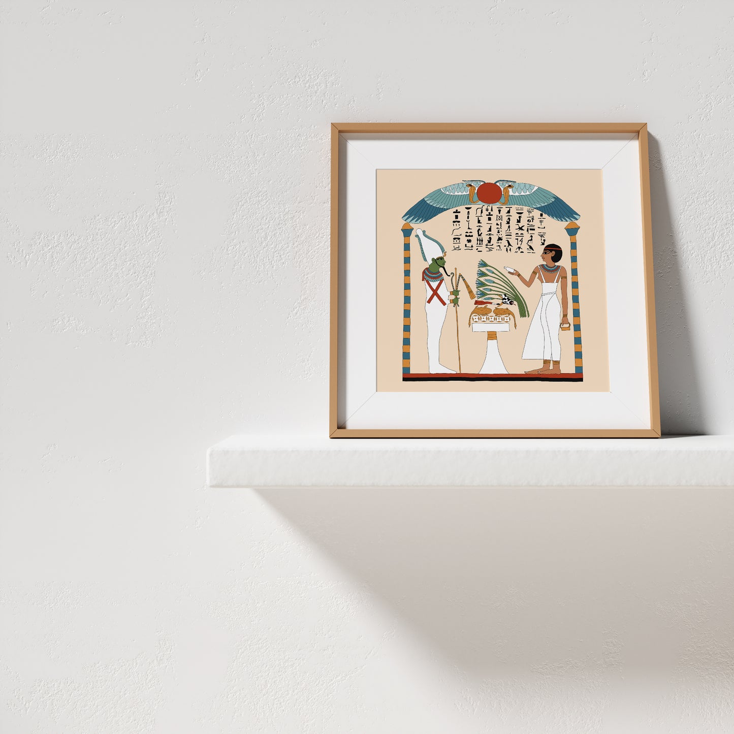 Inamun Making Offerings to Osiris Giclée Print