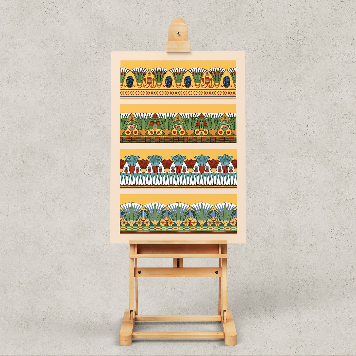Floral Friezes from Theban Tombs Giclée Print