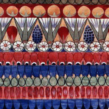 Floral Friezes from Theban Tombs Greeting Card