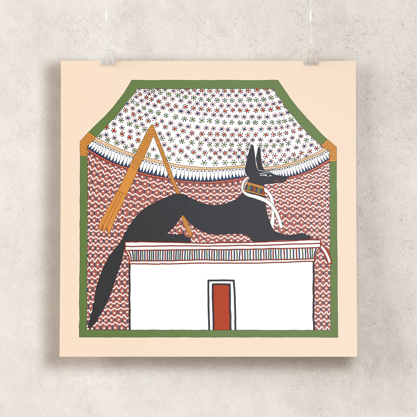 Anubis Guarding the Tomb of Pashedu Giclée Print