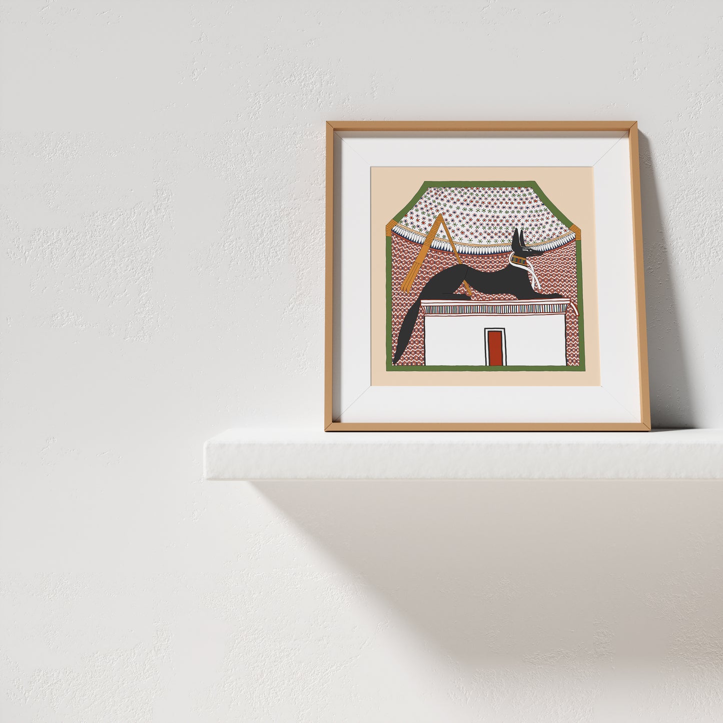 Anubis Guarding the Tomb of Pashedu Giclée Print
