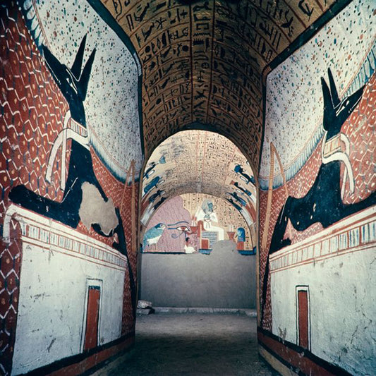 Anubis Guarding the Tomb of Pashedu Giclée Print
