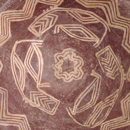 Hippos by the River (Naqada Bowl) Giclée Print