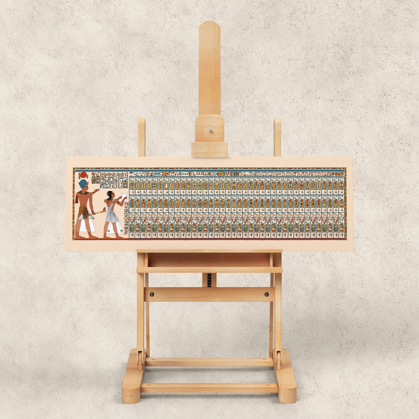 The Abydos King List (Colourised) Giclée Print