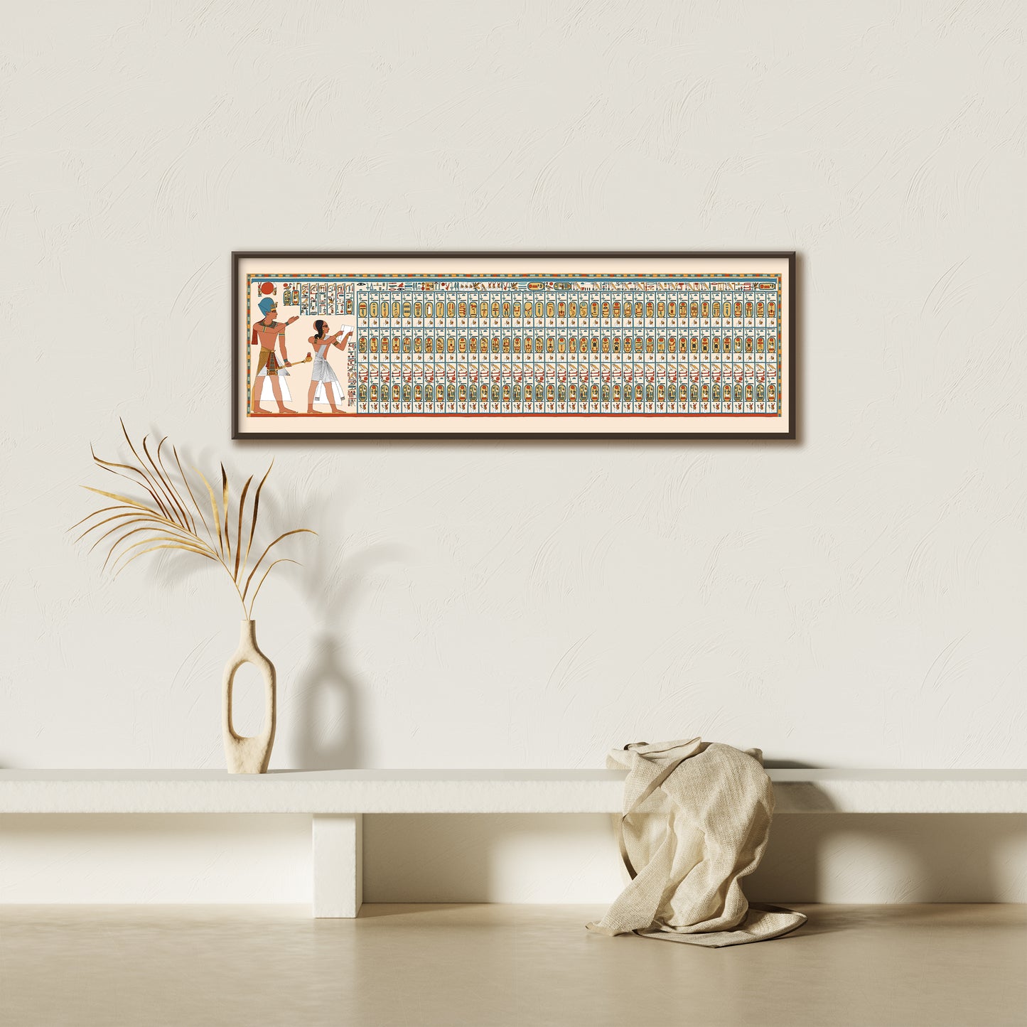 The Abydos King List (Colourised) Giclée Print