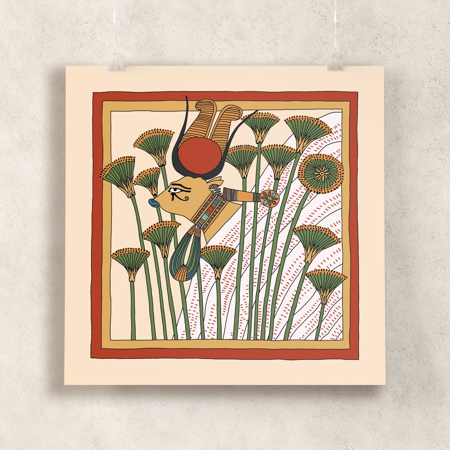 Hathor in the Mountains Giclée Print
