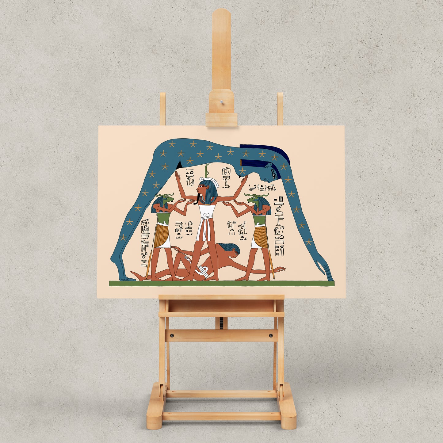 Geb and Nut at the Birth of the Cosmos Giclée Print
