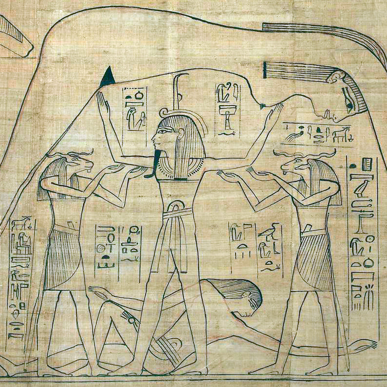 Geb and Nut at the Birth of the Cosmos Giclée Print