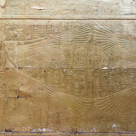 The Protective Embrace of Isis and Nephthys Greeting Card