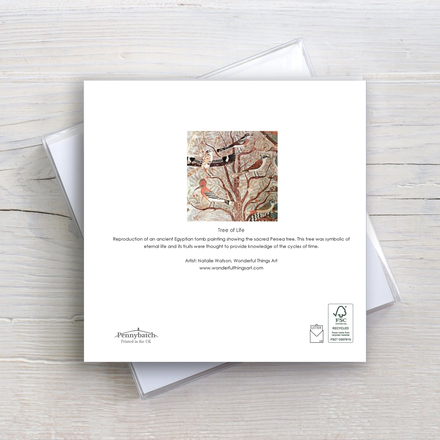 Tree of Life with Exotic Birds Greeting Card