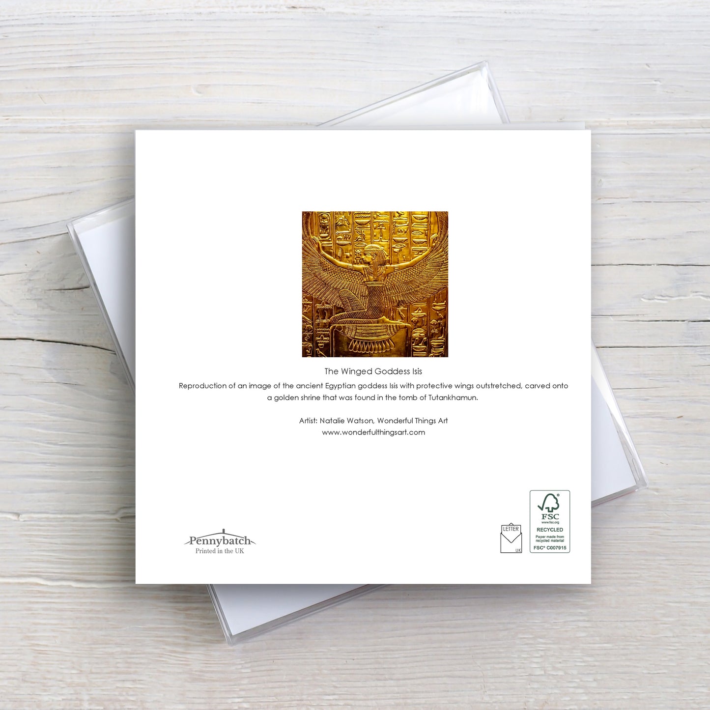 The Winged Goddess Isis Greeting Card