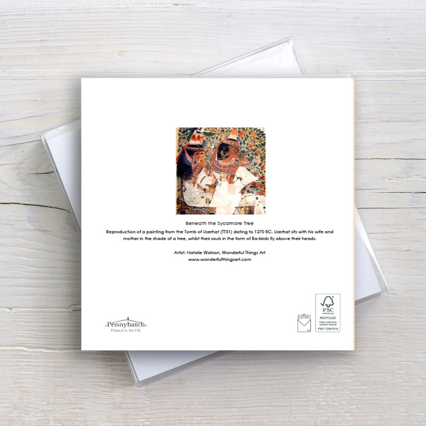 Userhat Beneath the Sycamore Tree Greeting Card