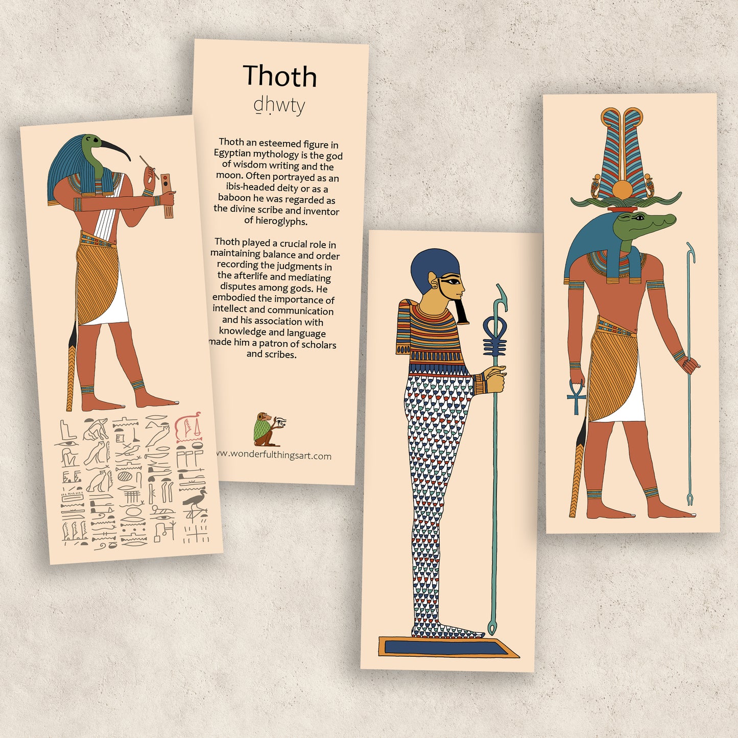 God Mythology Bookmarks