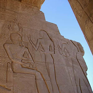 Seshat, Thoth, and the Sacred Persea Tree Giclée Print