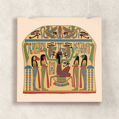 Nephthys and the Sons of Horus Giclée Print