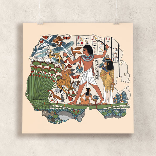 Nebamun Hunting in the Marshes (Fragment) Giclée Print