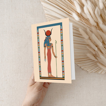 Hathor Greeting Card