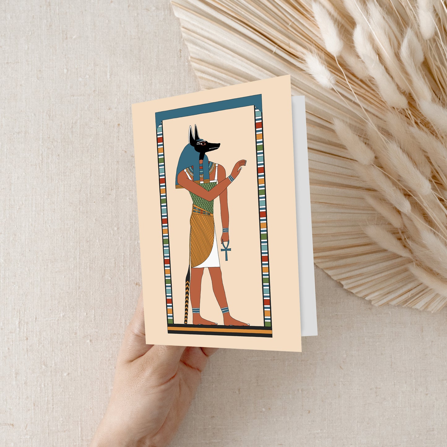 Anubis Greeting Card