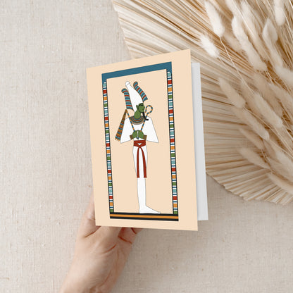 Osiris Greeting Card